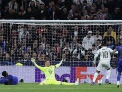 **Madrid Vs Monaco: Kylian Mbappe dengan Brace Menyambar, Real Madrid Unggul 2-0 di Babak Pertama**