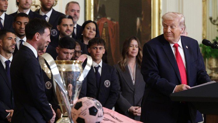 Lionel Messi Ketemu Donald Trump di Gedung Putih - Update 3